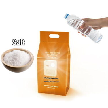 Amazon : SALT AND WATER EMERGENCY LED LAMP