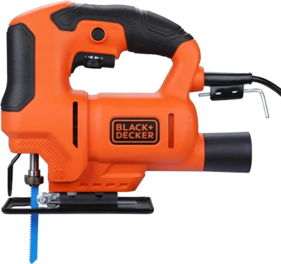 Amazon: BLACK+DECKER BES603-IN 400W 240 V, 3000 RPM Corded Variable Speed Jigsaw to Cut High Density Materials, for Home, Diy & Professional Use, 1.6Kg + 1 Year Warranty, Orange & Black