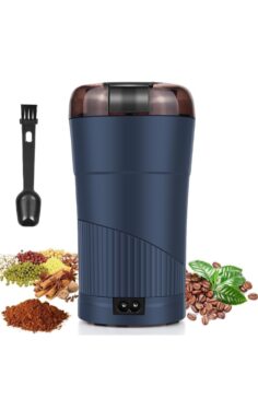 110 MADRIC Grinder Multi-Functional Electric Stainless Steel Herbs Spices Nuts Grain Grinder, Portable Coffee Bean Seasonings Spices Mill Powder Machine Grinder Machine for Home and Office