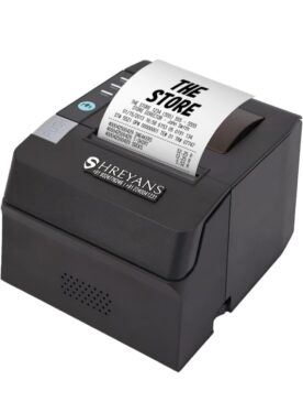 SHREYANS 80mm Inkless Thermal Billing Printer with Autocutter | Supports All Windows Linux and Macbooks | Most Usefull in Restaurants Supermarkets Deparmental Stores Malls Warehouse Retail Shops