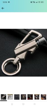 Glaceon 3 In 1 Multifunction Keychain, Bottle Opener Tool With Flint Metal Matchstick, Multi Tool For Men/Women, Fire Starter Great Refillable Keychain Lighter|| 1 Pcs || Multi ||, Silver